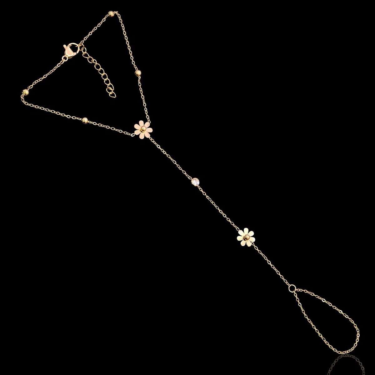 Pretty Petal Hand Chain