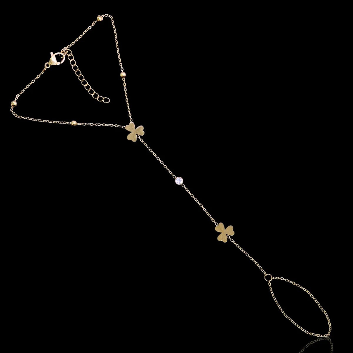 Lucky Clover Hand Chain