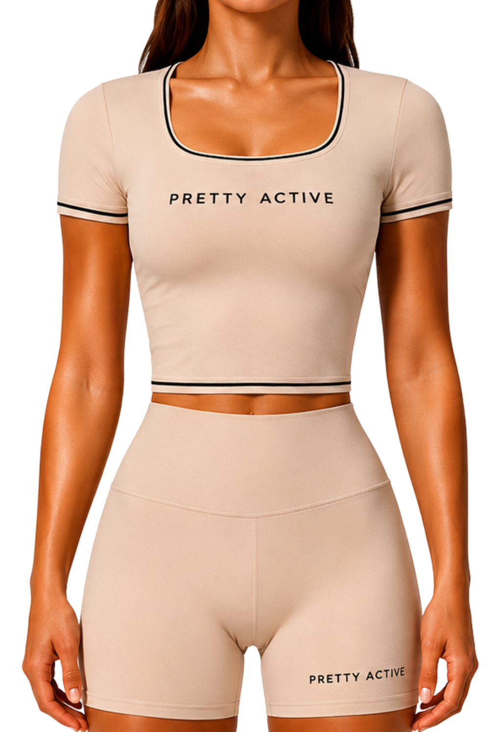 hottie color two piece short set (pre order)